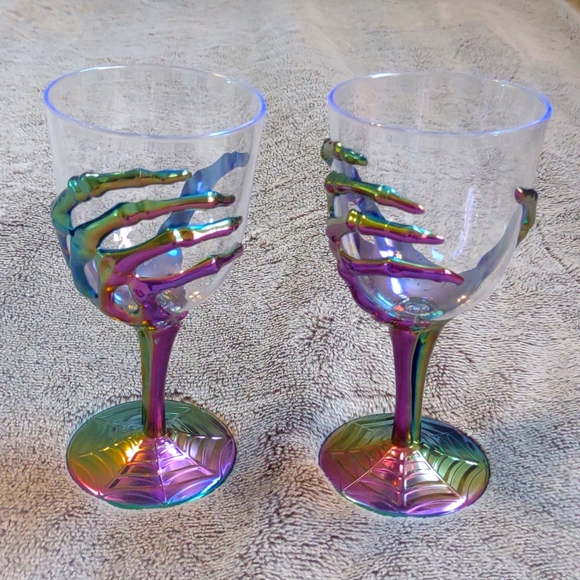 Other - Plastic Skeleton Hand Cup Set
